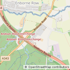 Map of Newbury, Berkshire