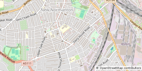 Map of Derby