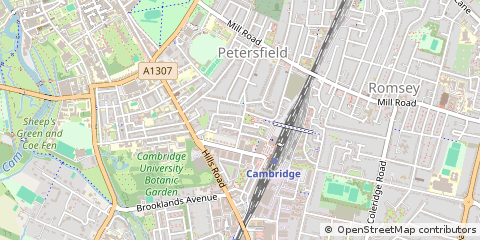 Map of Cambridge