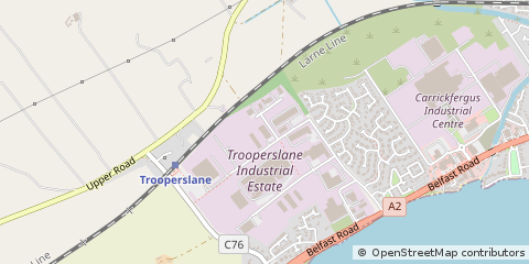 Map of Carrickfergus