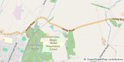 Map of Thringstone, Leicestershire