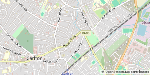 Map of Nottingham