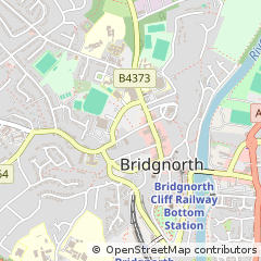 Map of Bridgnorth, Shropshire