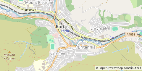 Map of Rhondda Cynon Taff