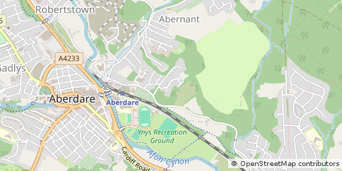 Map of Aberdare
