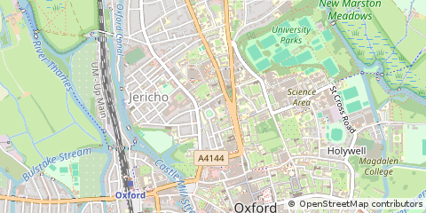 Map of Oxford