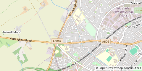 Map of Nottingham