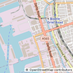 Map of Liverpool, Merseyside