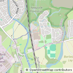 Map of Barlaston, Stoke on Trent