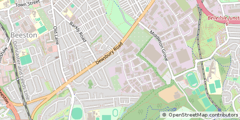 Map of Leeds