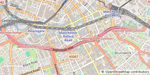 Map of Manchester