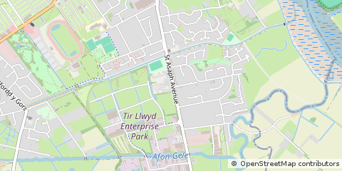 Map of Rhyl