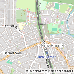 Map of Barnet, Hertfordshire
