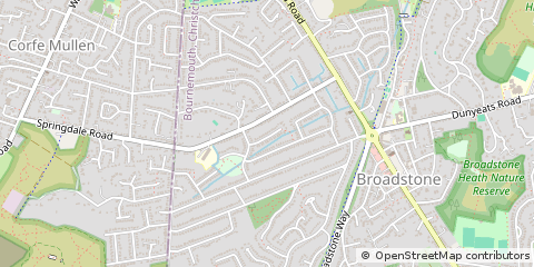 Map of Broadstone