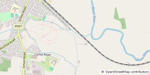 Map of Inverurie