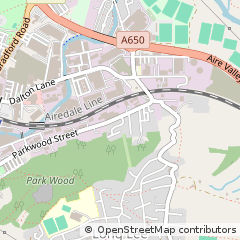 Map of Keighley, West Yorkshire