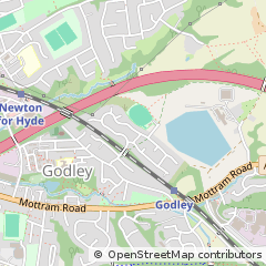 Map of Hyde, Cheshire