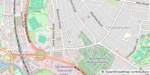 Map of Derby, Derbyshire
