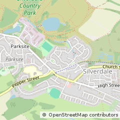 Map of Newcastle, Staffordshire