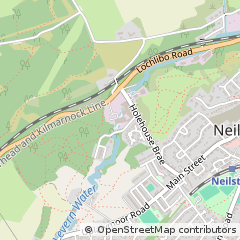 Map of Neilston, Glasgow