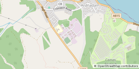 Map of Dunoon, Argyll