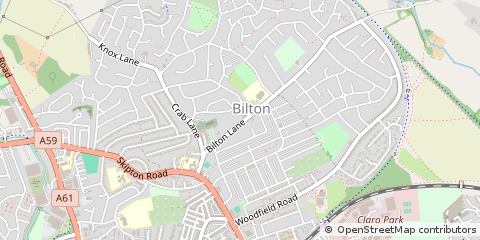 Map of Harrogate, North Yorkshire