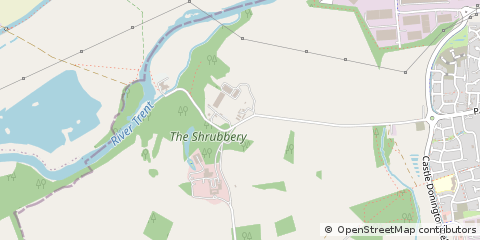 Map of Castle Donnington, Derbyshire