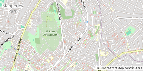 Map of Nottingham