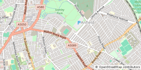 Map of Liverpool