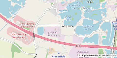 Map of Reading, Berkshire
