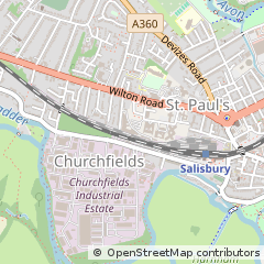 Map of Salisbury
