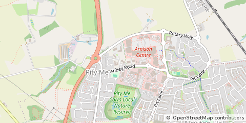 Map of Durham