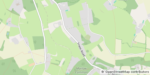 Map of Marlow, Buckinghamshire