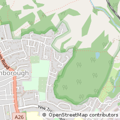 Map of Tunbridge Wells, Kent