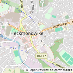 Map of Heckmondwike, West Yorkshire