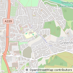Map of Newbury, Berkshire