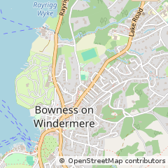Map of Windermere, Cumbria