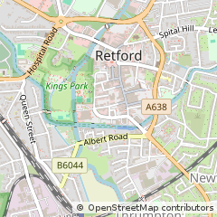 Map of Retford, Nottinghamshire