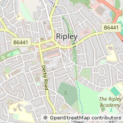 Map of Ripley, Derbyshire