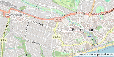 Map of Bournemouth