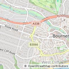 Map of Bournemouth