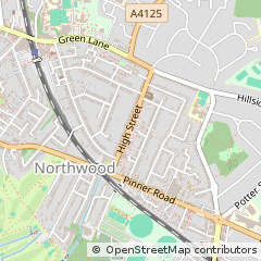 Map of Northwood, Middlesex