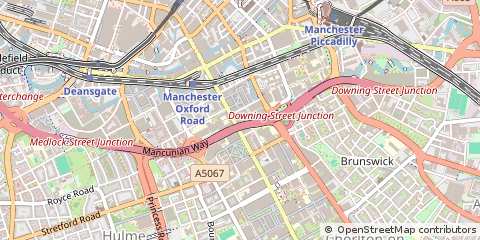 Map of Manchester