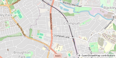 Map of Manchester