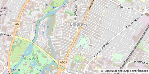 Map of Leicester
