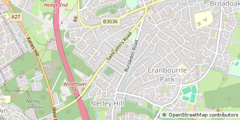 Map of Southampton, Hampshire