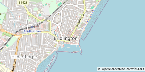 Map of East Yorkshire