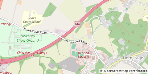 Map of Thatcham, Berkshire