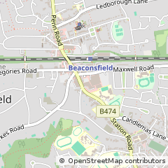 Map of Beaconsfield, Buckinghamshire