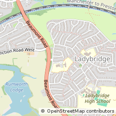 Map of Bolton, Lancashire